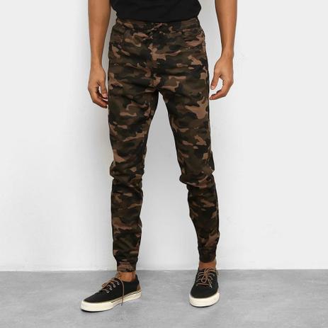 calça masculina jogger camuflada