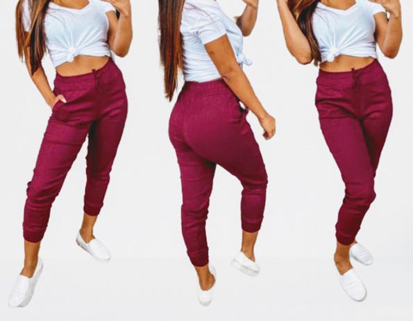 calça jogger feminina florida