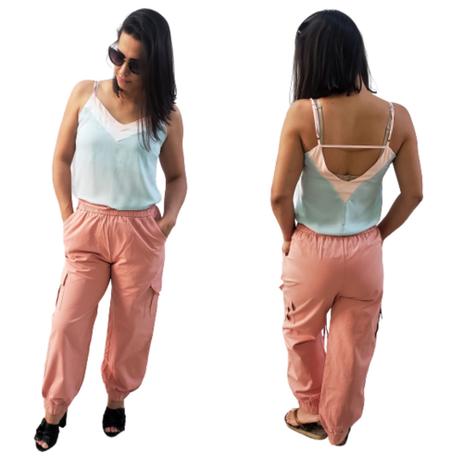 calça jogger feminina festa
