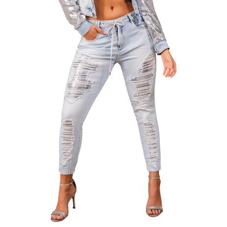 calça jogger paete