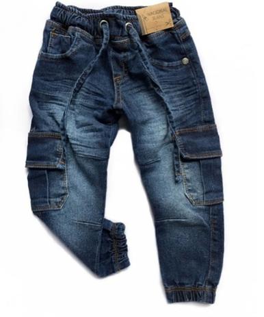 calça jogger jeans infantil
