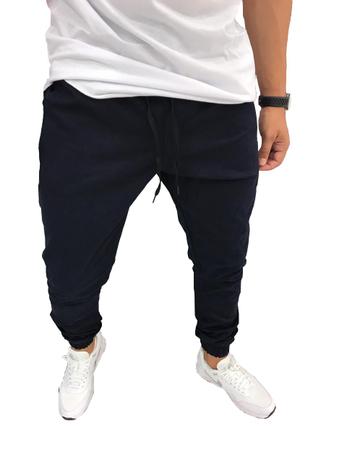 calça jeans jogger preta