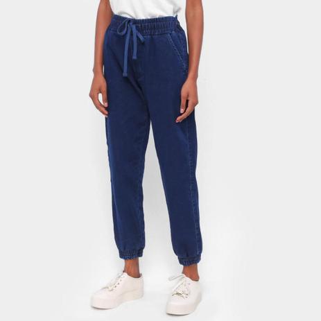 calça de moletom jeans feminina