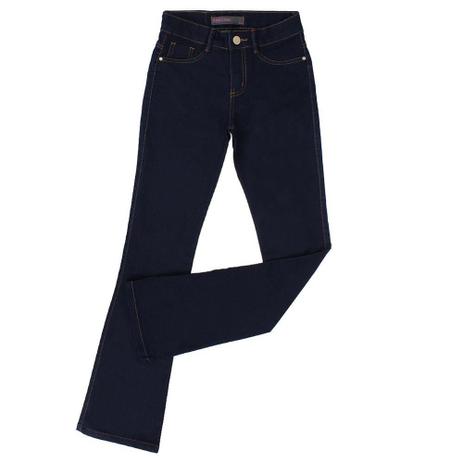 calça jeans flare farm