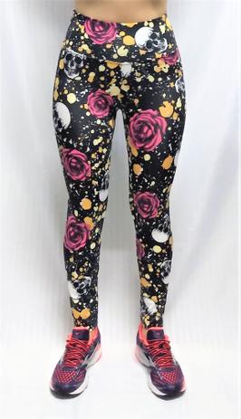 Calça Legging Cintura Alta Feminina Caveira P - Bella - Calça Legging - Magazine Luiza