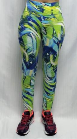 calça legging amarela