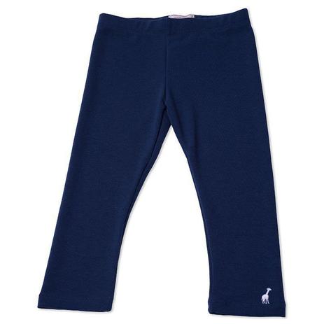 calça legging azul marinho infantil