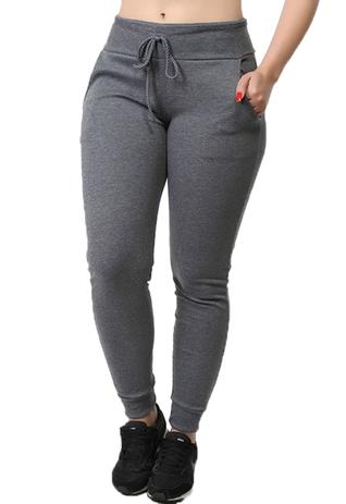 Calça Legging Moletinho Ribana Fitness Cinza Chumbo 9484 - Galvic Menor preço em Calça Legging Moletinho Ribana Fitness Cinza Chumbo 9484 - Galvic
