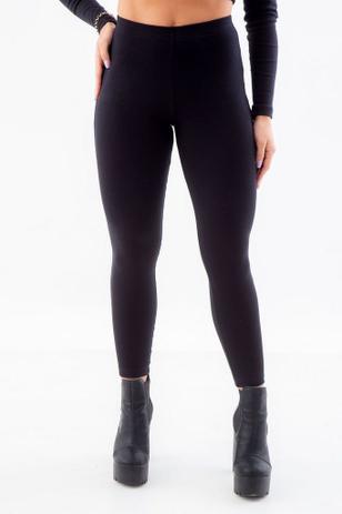 Calça Legging Ribana Fio Algodão Orgânico com Elastano Preta Tam 40 - Razão  Social - Calça Legging - Magazine Luiza
