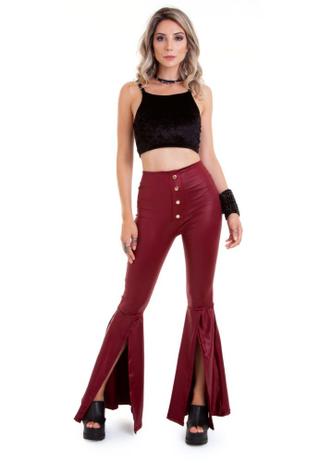 calça manola flare gorgurinho preta