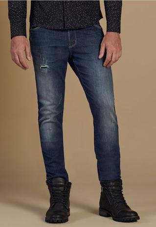 calça jeans lado avesso