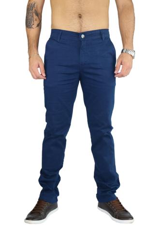 calça azul marinho masculina