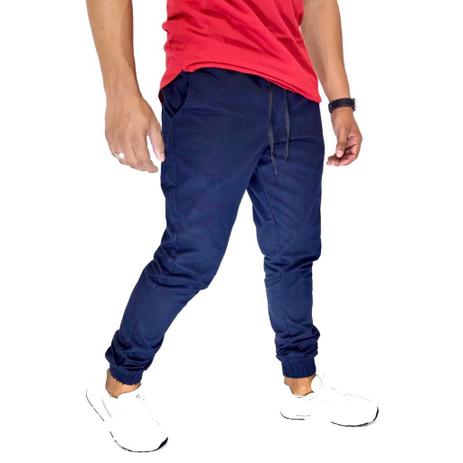 calça jogger masculina azul