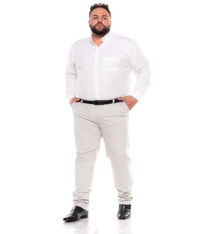 Calça Masculina Social Esporte Fino Cinza Claro Plus Size 50 ao 78 2080 -  Onnox - Roupas Plus Size Masculina - Magazine Luiza