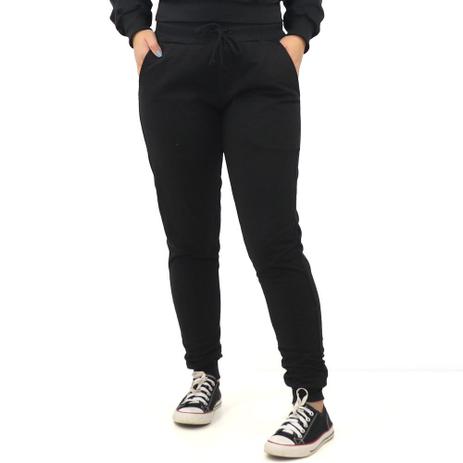 calça moletom feminina flanelada