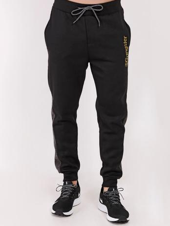 Calça Moletom Gangster Masculina Preto Menor preço em Calça Moletom Gangster Masculina Preto