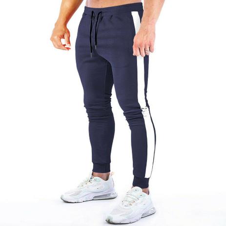 calça moletom nike azul