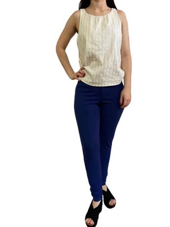 calça montaria azul marinho