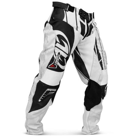 Menor preço em Calça Motocross Pro Tork Connect Solid Trilha Preto e Branco