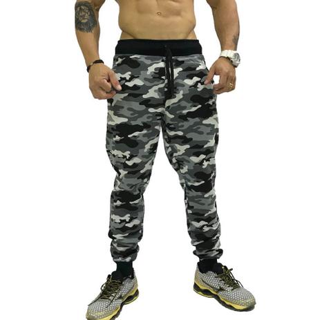 calça moletom camuflada masculina nike
