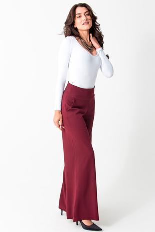 pantalona em crepe