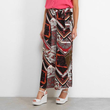 calça floral feminina