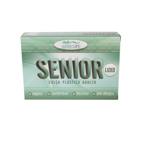Calça Plástica para Incontinência Urinária Luxo com Botões - SeniorCare PP Menor preço em Calça Plástica para Incontinência Urinária Luxo com Botões - SeniorCare PP