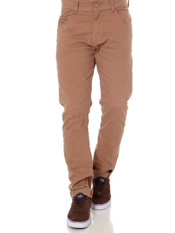 calça de sarja masculina bege