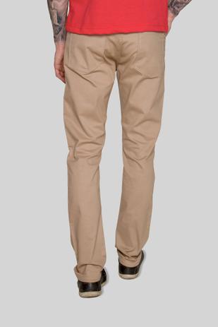 calça sarja caqui masculina