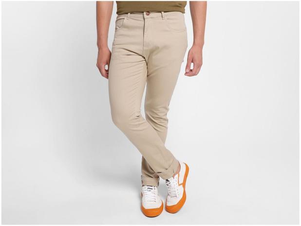 Calça Sarja Vista Magalu Skinny Color Masculina Menor preço em Calça Sarja Vista Magalu Skinny Color Masculina