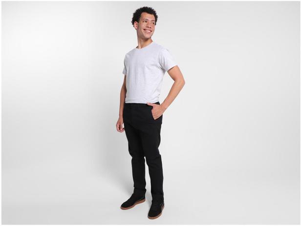 Calça Sarja Vista Magalu Slim Alfaiataria Masculina - Masculina Menor preço em Calça Sarja Vista Magalu Slim Alfaiataria Masculina - Masculina