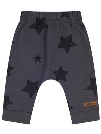 Calça Saruel Molekada Moletom Menino Estrelas Cinza Chumbo Menor preço em Calça Saruel Molekada Moletom Menino Estrelas Cinza Chumbo