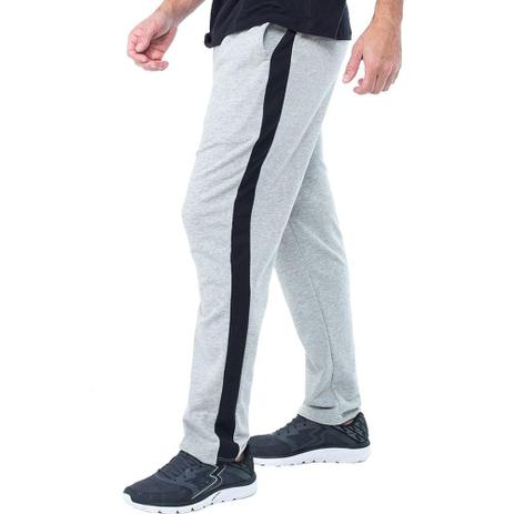 calça com faixa na lateral