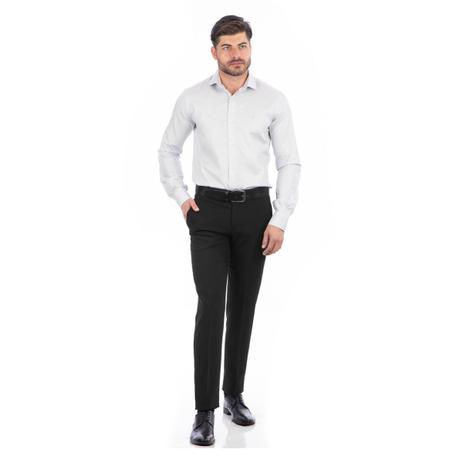 Calça Social Masculina Alfaiataria Slim Preta - CAMELO Menor preço em Calça Social Masculina Alfaiataria Slim Preta - CAMELO