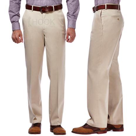 Calça Social Masculina Bege Tradicional Oxford Premium Tamanho 52 Direto de  Fabrica - Hook Classic - Calças Masculina - Magazine Luiza