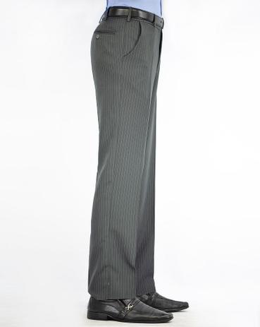 calça social risca de giz masculina