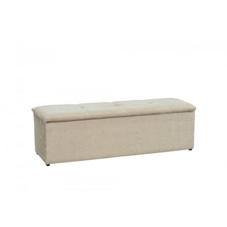 Calçadeira Baú Alfa 160 cm Suede Bege B 378- Matrix Menor preço em Calçadeira Baú Alfa 160 cm Suede Bege B 378- Matrix