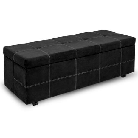 Calçadeira Baú Casal King 193cm Marselha Veludo Preto - Sheep Estofados é boa?