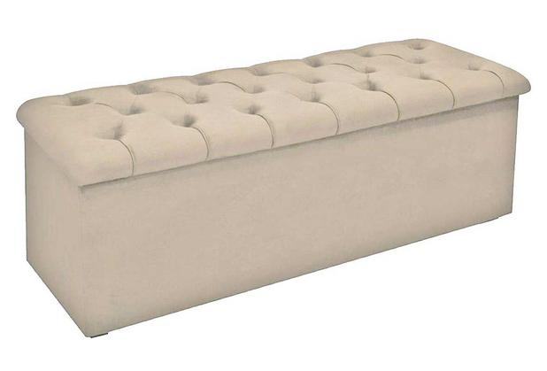 Calçadeira com Baú Lotus Simbal Animale Bege 90 cm é boa?