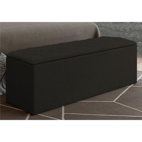 Calçadeira com Baú Paris 140 cm Suede Amassado Chocolate - JS Móveis Menor preço em Calçadeira com Baú Paris 140 cm Suede Amassado Chocolate - JS Móveis