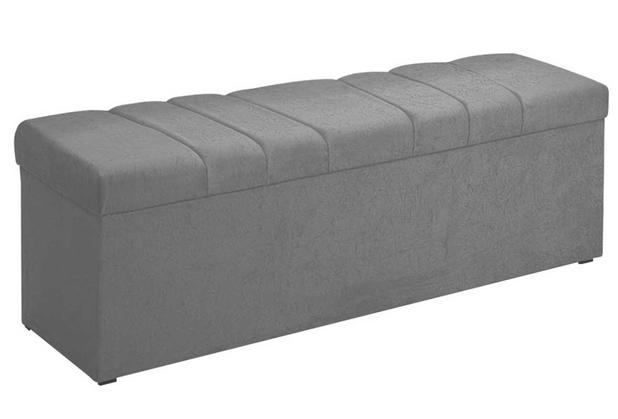 Calçadeira com Baú Roma JS Móveis Cinza 160cm é boa?