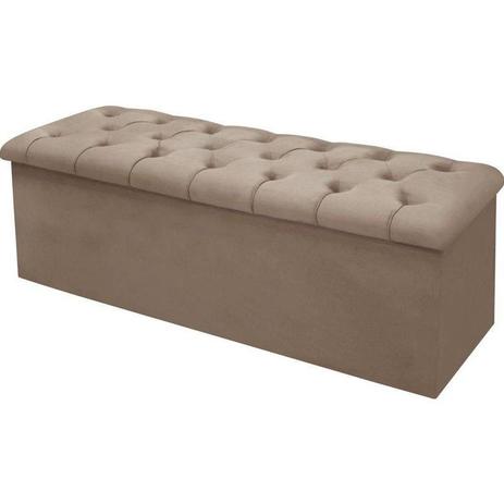 Calçadeira Lotus 140 Para Cama de Casal Sued Bege Simbal - Simbal estofados Menor preço em Calçadeira Lotus 140 Para Cama de Casal Sued Bege Simbal - Simbal estofados