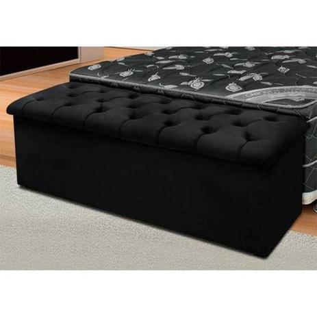 Calçadeira Lotus 160 Para Cama Queen Sued Negro Simbal - Simbal estofados Menor preço em Calçadeira Lotus 160 Para Cama Queen Sued Negro Simbal - Simbal estofados