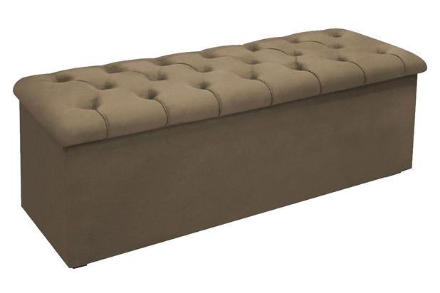 Calçadeira Lotus Suede Queen 1,60m - Marrom Taupe 0030 - Simbal Menor preço em Calçadeira Lotus Suede Queen 1,60m - Marrom Taupe 0030 - Simbal