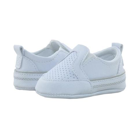 Calçados Sapatinho de Bebê Bicho de Pé - Conga Masculino com Elástico -  Sintético Liso e Perfurado - Branco e Cinza - Bicho de Pé Baby - No Magalu  - Magazine Luiza