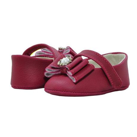 Calçados Sapatinho de Bebê Bicho de Pé - Sapatilha Feminina c/ Laço Triplo,  Pérolas e Strass - Vermelha - Bicho de Pé Baby - Sapatilha para Bebês -  Magazine Luiza
