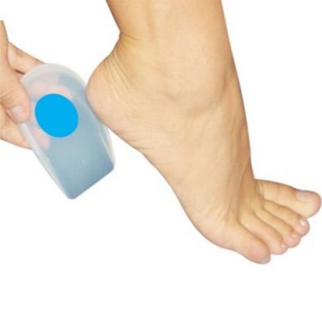 Calcanheira Ortopédica Silicone Para Esporão Com Ponto Azul - Só pés Menor preço em Calcanheira Ortopédica Silicone Para Esporão Com Ponto Azul - Só pés