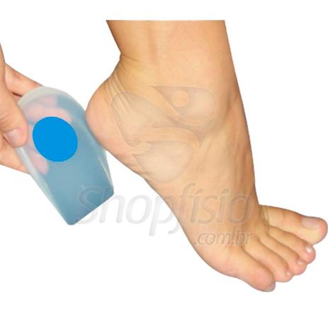 Calcanheira Ortopédica Siligel Para Esporão Com Ponto Azul - Ortho Pauher Menor preço em Calcanheira Ortopédica Siligel Para Esporão Com Ponto Azul - Ortho Pauher