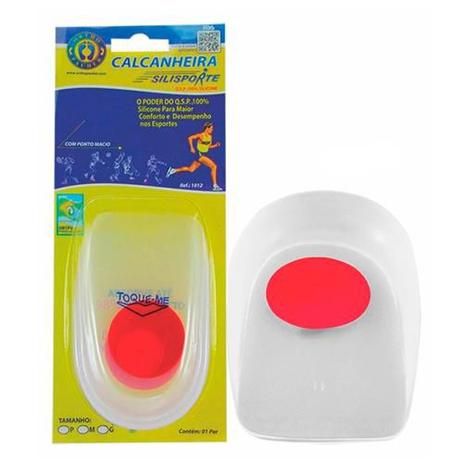 Calcanheira Silicone Ponto Vermelho M Ortho Pauher Menor preço em Calcanheira Silicone Ponto Vermelho M Ortho Pauher