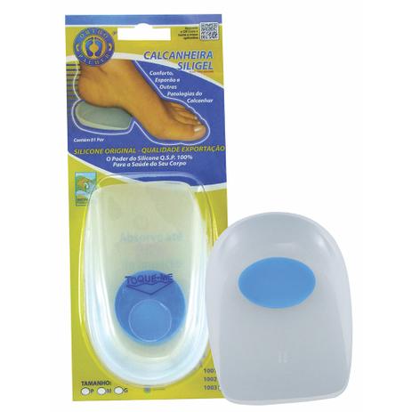 Calcanheira Siligel Com Ponto Azul - Ortho pauher P Menor preço em Calcanheira Siligel Com Ponto Azul - Ortho pauher P